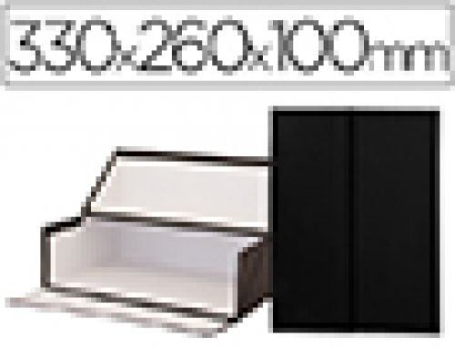 Caixas de arquivo frances liderpapel preto medidas 330x260x100 mm , Liderpapel , 73115 , 5606149001387